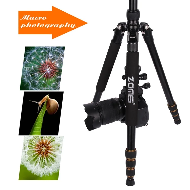 ZOMEI Z688 Magnesium Alloy Tripod with Ball Head for DSLR Cameras (Max Height 1.63m)