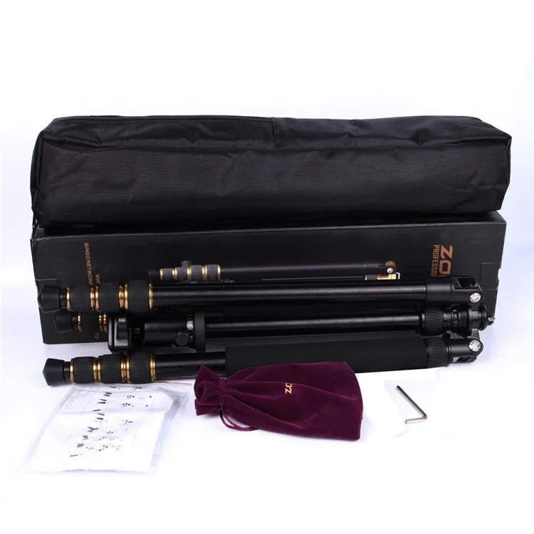 ZOMEI Z688 Magnesium Alloy Tripod with Ball Head for DSLR Cameras (Max Height 1.63m)