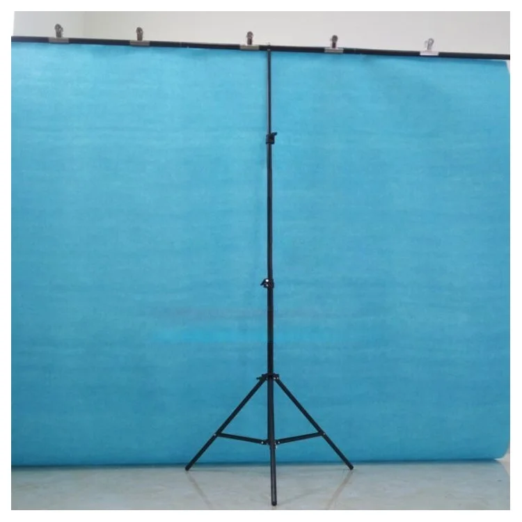 Fotografia 200x200CM PVC Backdrop Background Support Stand System T-Frame Stand Kit - Preto