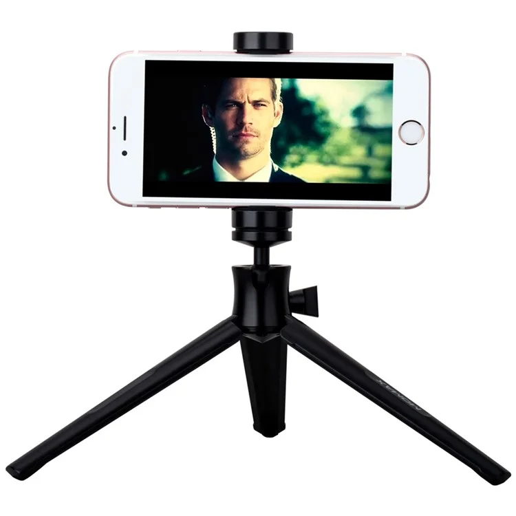 MOMAX Tripod Pro Alumium Alloy Rotary Tripod for Smartphones / DSLR Camera - Black