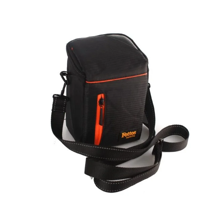 F039S Professional Portable Travel Camera Bag Nylon Camera Case - Black