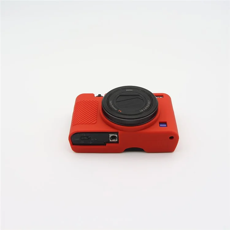 Capa Protetora de Silicone Macio para Sony RX100 III / IV/ IIV - Vermelho