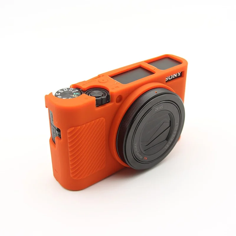 Zachte siliconen beschermhoes voor Sony RX100 III / IV / IIV - Oranje