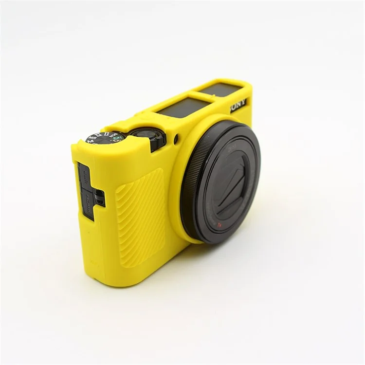 Case de Caméra de Protection en Silicone Souple Pour Sony RX100 III / iv / Iiv - Jaune