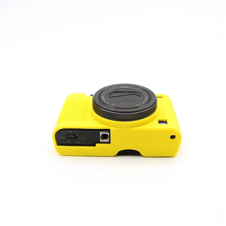 Custodia Per Fotocamera Protettiva in Silicone Morbido Per Sony RX100 III / IV/ IIV - Giallo