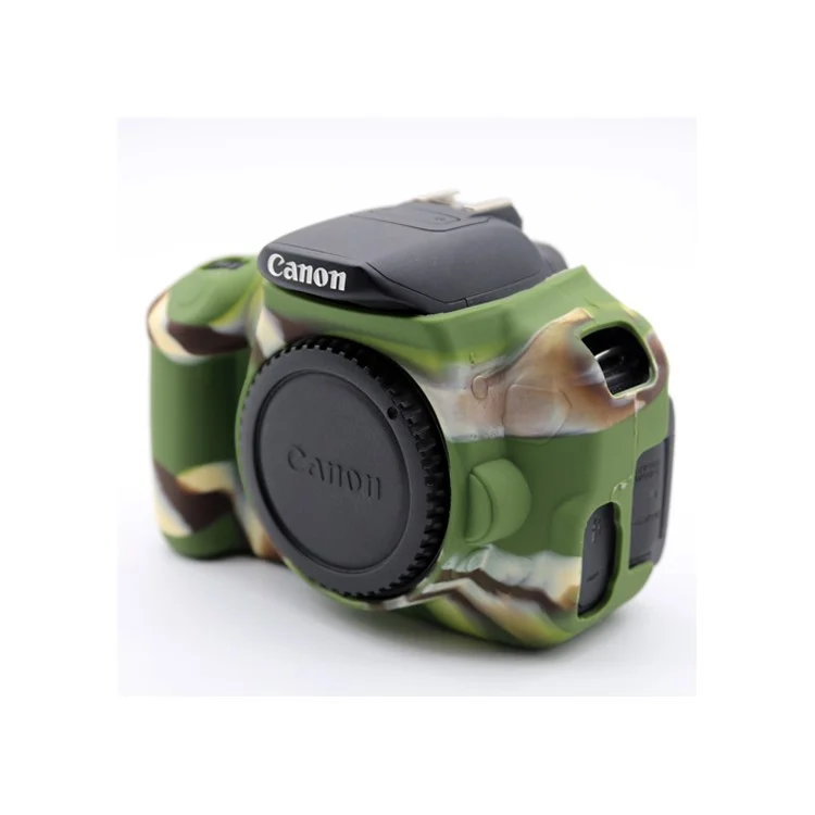 Coque De Protection En Silicone Douce Pour Canon EOS 600D / 650D / 700D - Camouflage