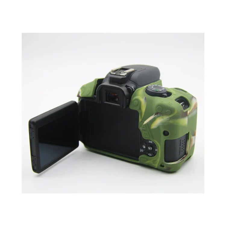 Coque De Protection En Silicone Douce Pour Canon EOS 600D / 650D / 700D - Camouflage