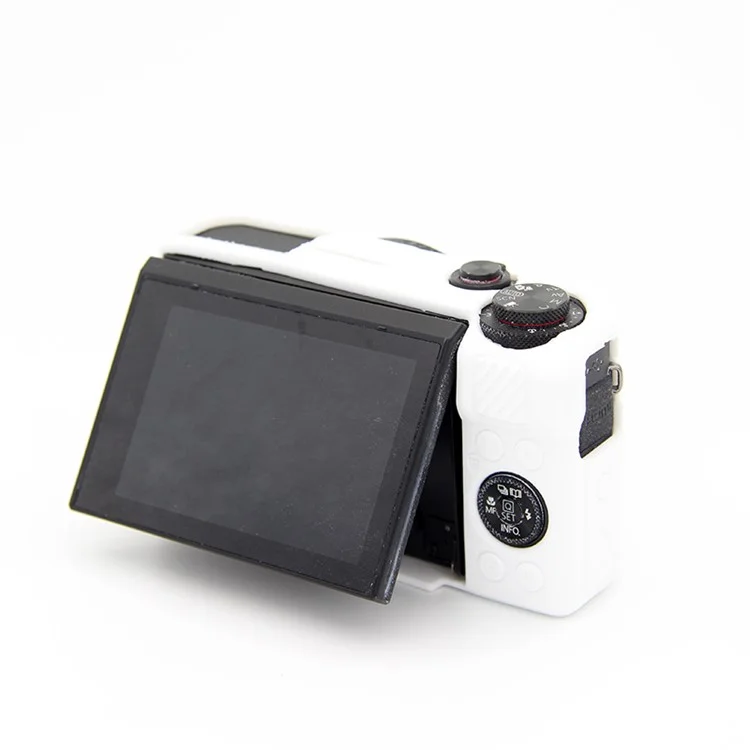 Soft Cover Protettivo In Silicone Per Canon G7X Mark II - Bianca