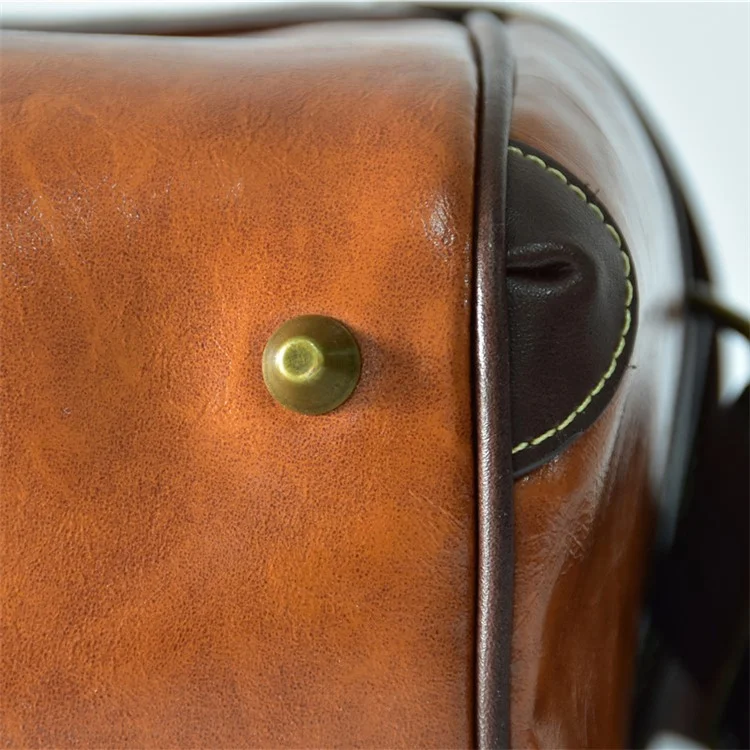 Single Shoulder Leather Camera Pouch Bag for Canon Sony Camera