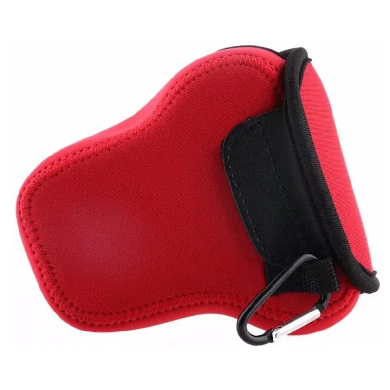 Neoprene Waterproof Camera Protective Pouch for Fuji Fujifilm XA3/Xm1/XA2/XA10/XA20/XA5 - Red