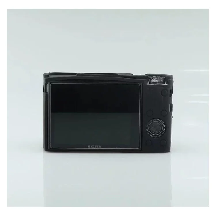 Soft Silicone Case with Camera Lens Cap for Sony RX100 III/IV/V M3 M4 M5 - Black