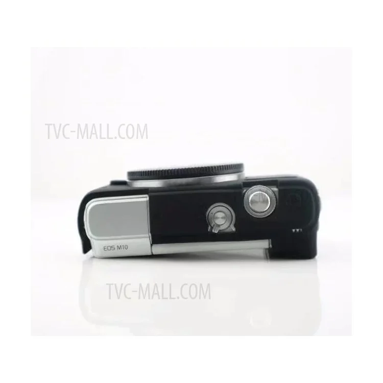 Capa de Capa de Silicone Suave Para Canon EOS M10 - Preto