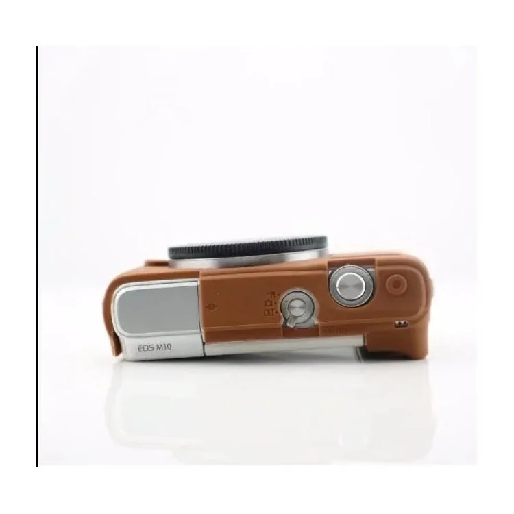 Soft Silicone Protective Cover for Canon EOS M10 - Brown