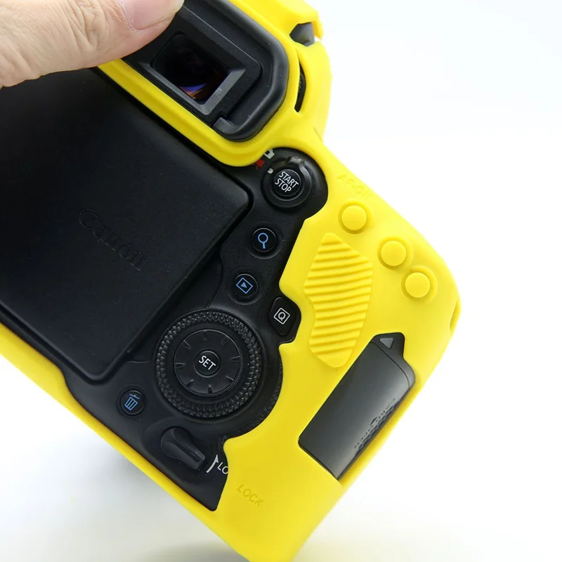 Soft Silicone Protective Shell for Canon EOS 6D Mark II - Yellow