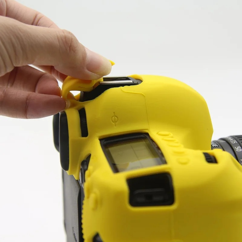 Soft Silicone Protective Shell for Canon EOS 6D Mark II - Yellow