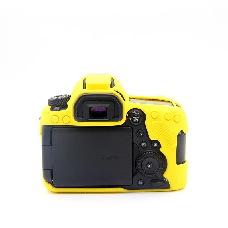Soft Silicone Protective Shell for Canon EOS 6D Mark II - Yellow