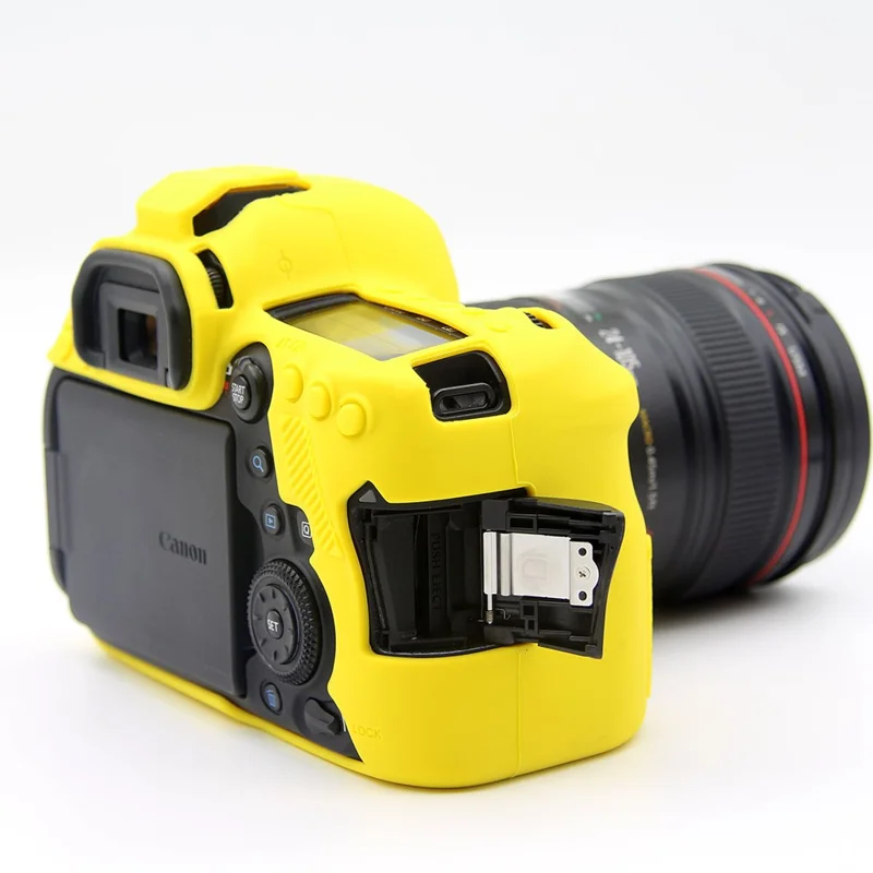 Soft Silicone Protective Shell for Canon EOS 6D Mark II - Yellow