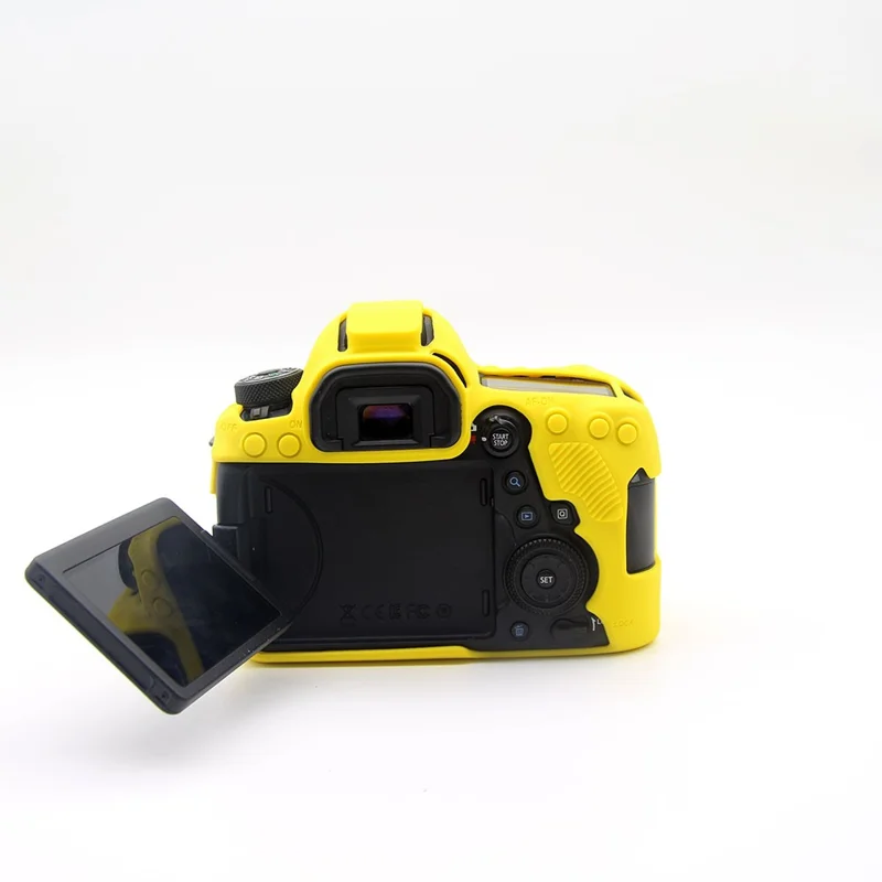 Soft Silicone Protective Shell for Canon EOS 6D Mark II - Yellow