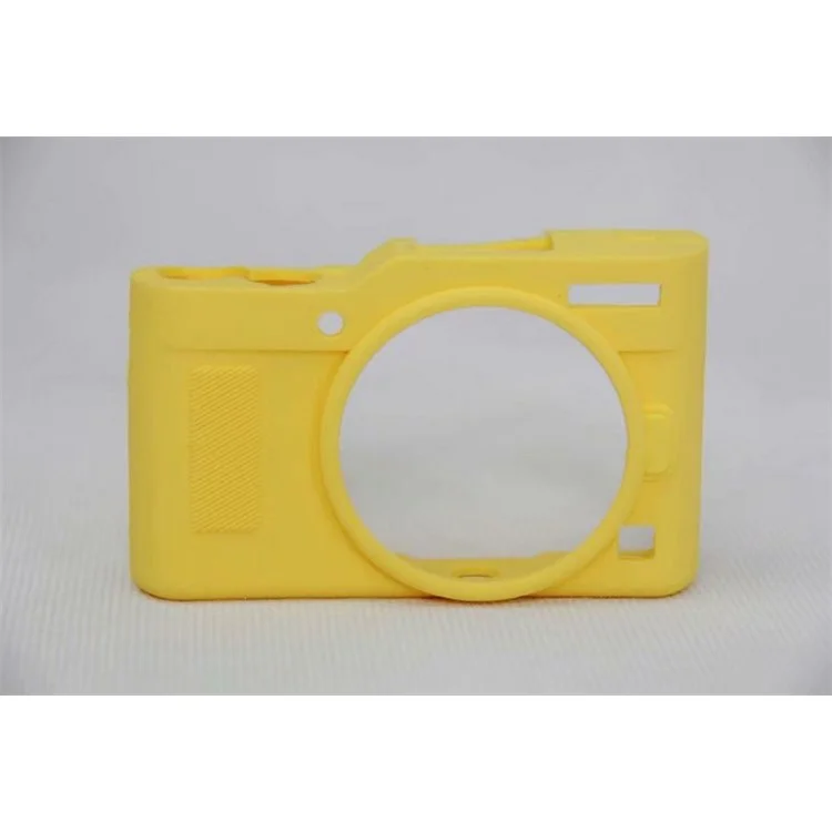 Silicone Soft Protective Case Accessory for Panasonic DC-GF9KGK/Lumix DMC-GF9 - Yellow