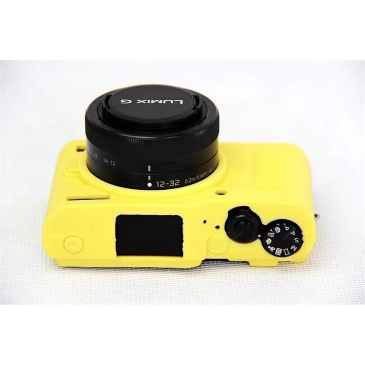 Silicone Soft Protective Case Accessory for Panasonic DC-GF9KGK/Lumix DMC-GF9 - Yellow