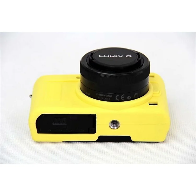 Silicone Soft Protective Case Accessory for Panasonic DC-GF9KGK/Lumix DMC-GF9 - Yellow