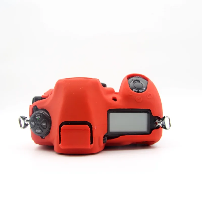 Zachte siliconen beschermlaag voor Nikon D850 digitale spiegelreflexcamera - Rood