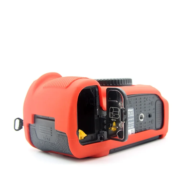 Zachte siliconen beschermlaag voor Nikon D850 digitale spiegelreflexcamera - Rood