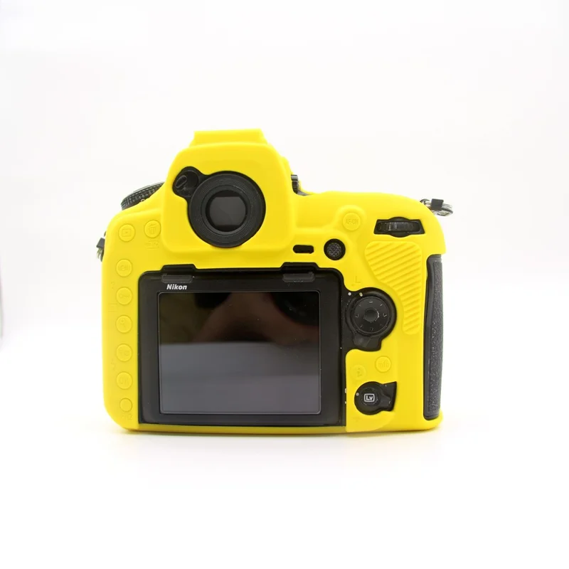 Soft Silicone Camera Bag Cover for Nikon D850 Digital SLR Camera - Yellow