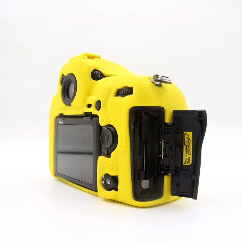 Soft Silicone Camera Bag Cover for Nikon D850 Digital SLR Camera - Yellow