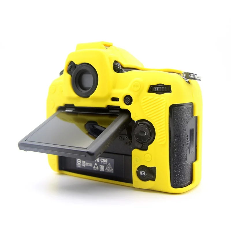 Soft Silicone Camera Bag Cover for Nikon D850 Digital SLR Camera - Yellow