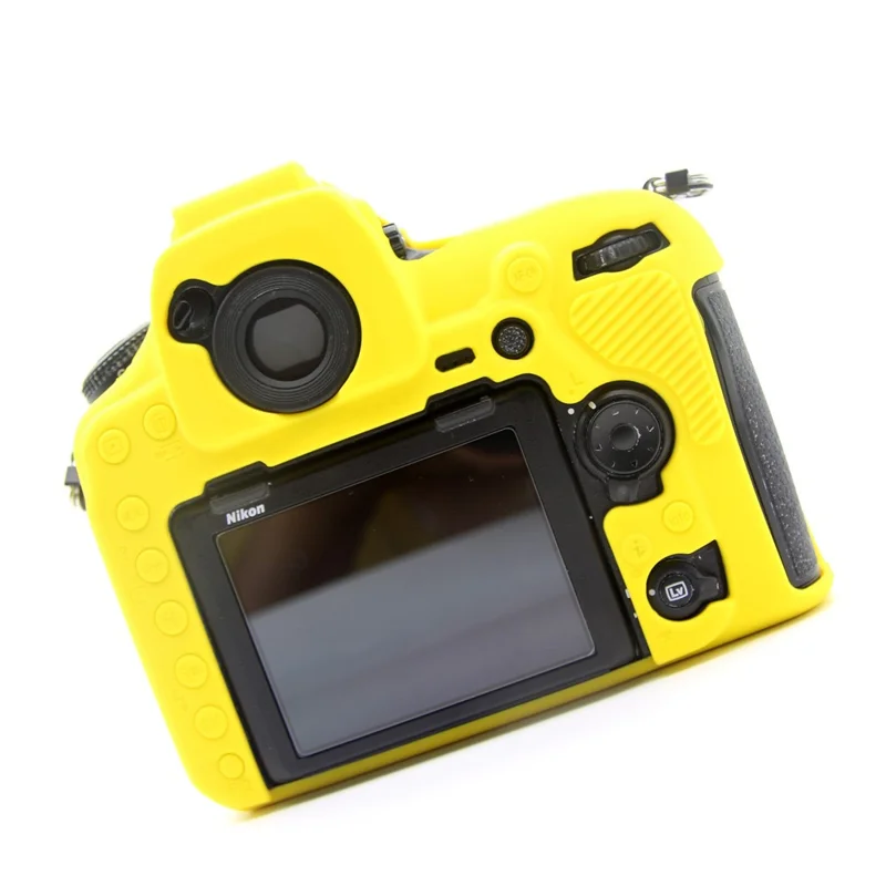 Soft Silicone Camera Bag Cover for Nikon D850 Digital SLR Camera - Yellow