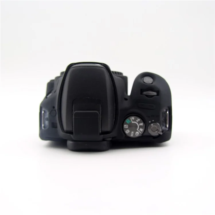 Flexible Silicone Camera Protective Cover for Canon EOS 200D - Black