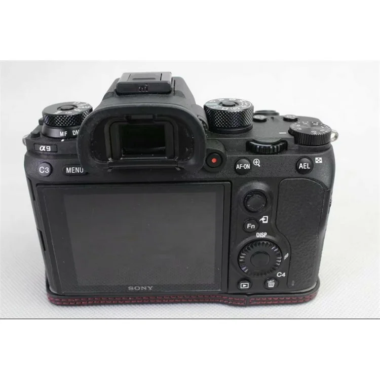 Полукамера PU Leather Protective Case для Sony ILCE-9 / A9 / A7RM3 A7RIII - Черный