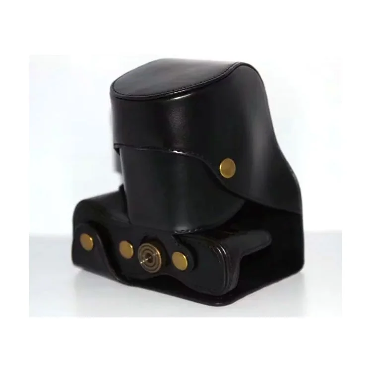 Sac de Boîtier de Protection en Cuir PU Pour Caméra Fujifilm X-T3 - le Noir