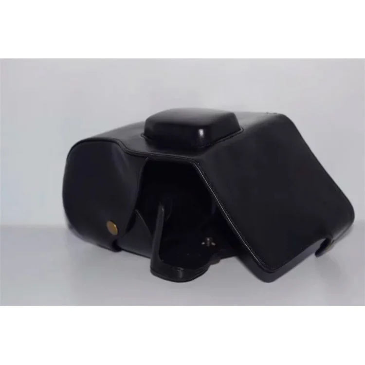 Sac de Boîtier de Protection en Cuir PU Pour Caméra Fujifilm X-T3 - le Noir