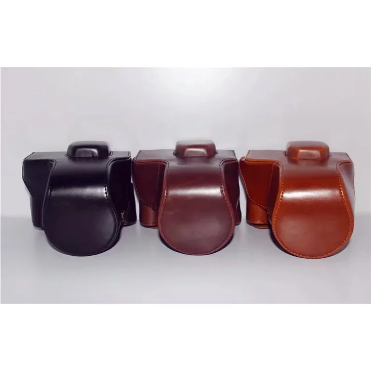 Sac de Boîtier de Protection en Cuir PU Pour Caméra Fujifilm X-T3 - le Noir