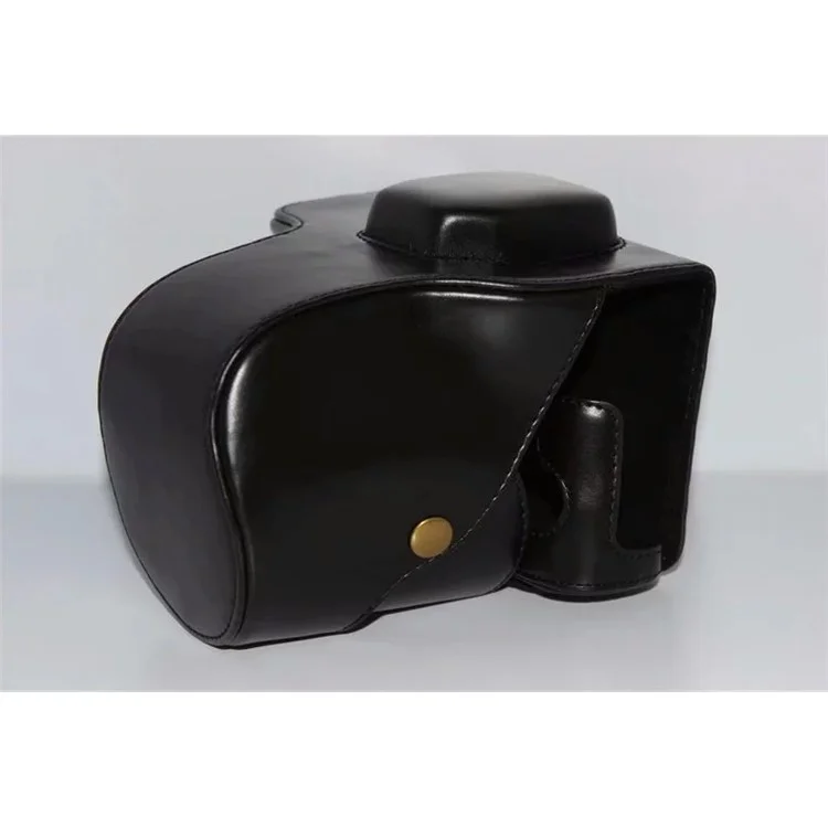 Sac de Boîtier de Protection en Cuir PU Pour Caméra Fujifilm X-T3 - le Noir