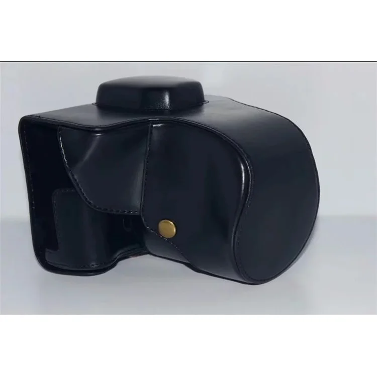 Sac de Boîtier de Protection en Cuir PU Pour Caméra Fujifilm X-T3 - le Noir
