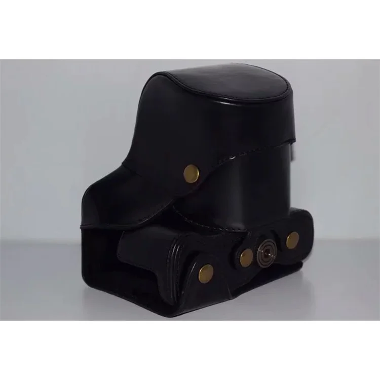 Sac de Boîtier de Protection en Cuir PU Pour Caméra Fujifilm X-T3 - le Noir