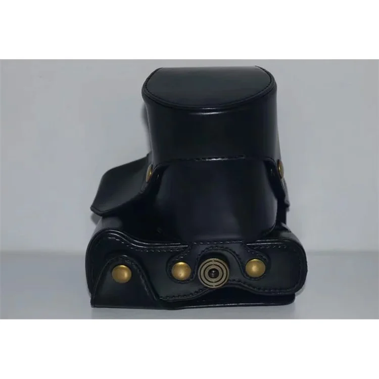 Sac de Boîtier de Protection en Cuir PU Pour Caméra Fujifilm X-T3 - le Noir