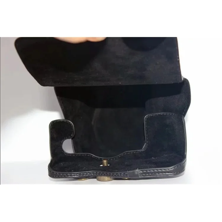 Sac de Boîtier de Protection en Cuir PU Pour Caméra Fujifilm X-T3 - le Noir