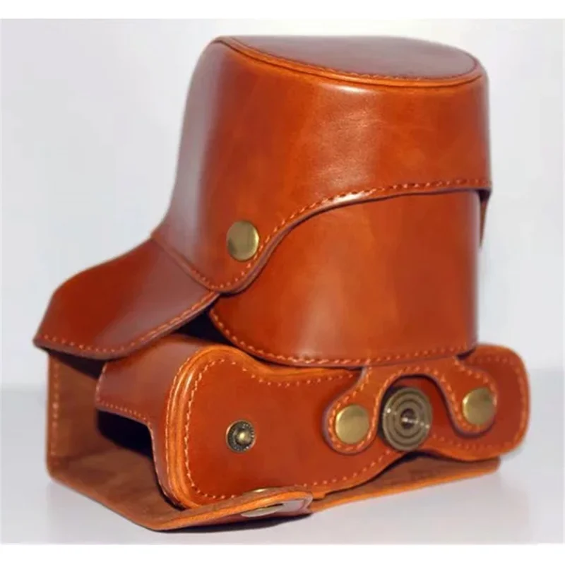 PU Leather Protection Case Cover Bag for Fujifilm X-T3 Camera - Brown