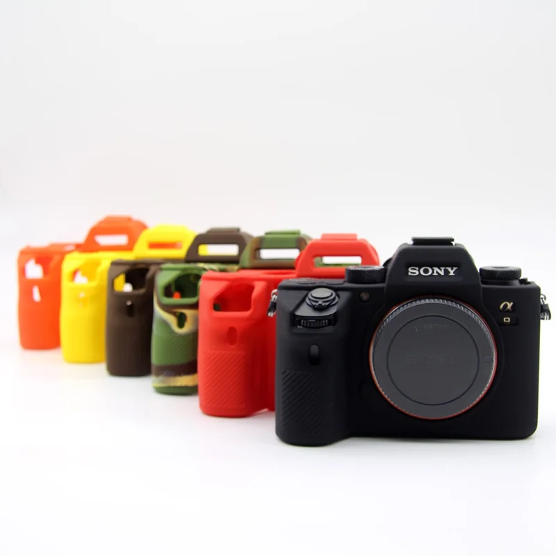 Soft Silicone Case for Sony A9/A7M3/A7R3 Camera - Black
