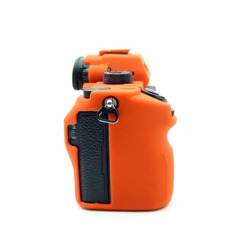 Soft Silicone Cover for Sony A9/A7M3/A7R3 Camera - Orange