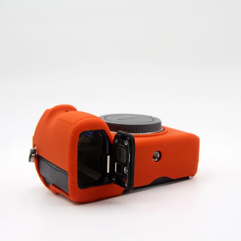 Soft Silicone Cover for Sony A9/A7M3/A7R3 Camera - Orange