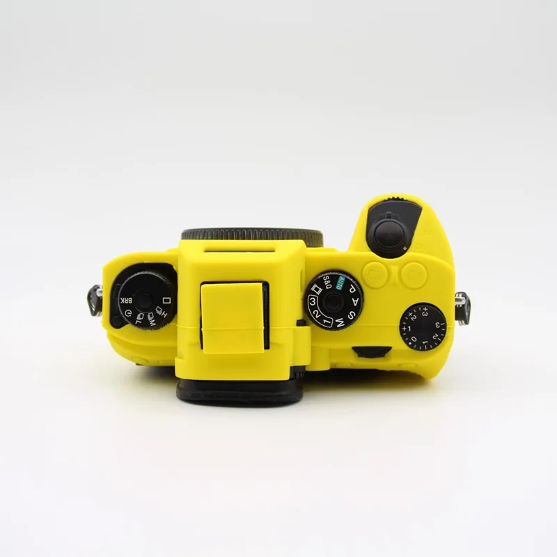 Siliconen beschermhoes voor Sony A9/A7M3/A7R3 camera - Geel