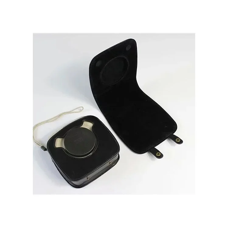 Para FUJI Instax Square SQ20 Capa Protetora de Câmera de Couro PU - Preta