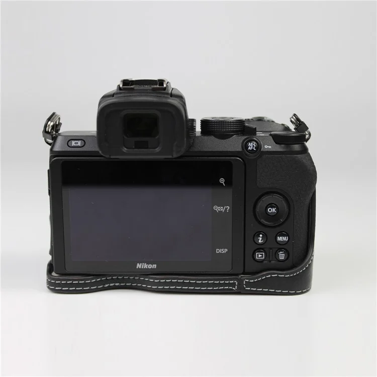 Кожаный чехол для камеры Nikon Z50 / Z30 - черный
