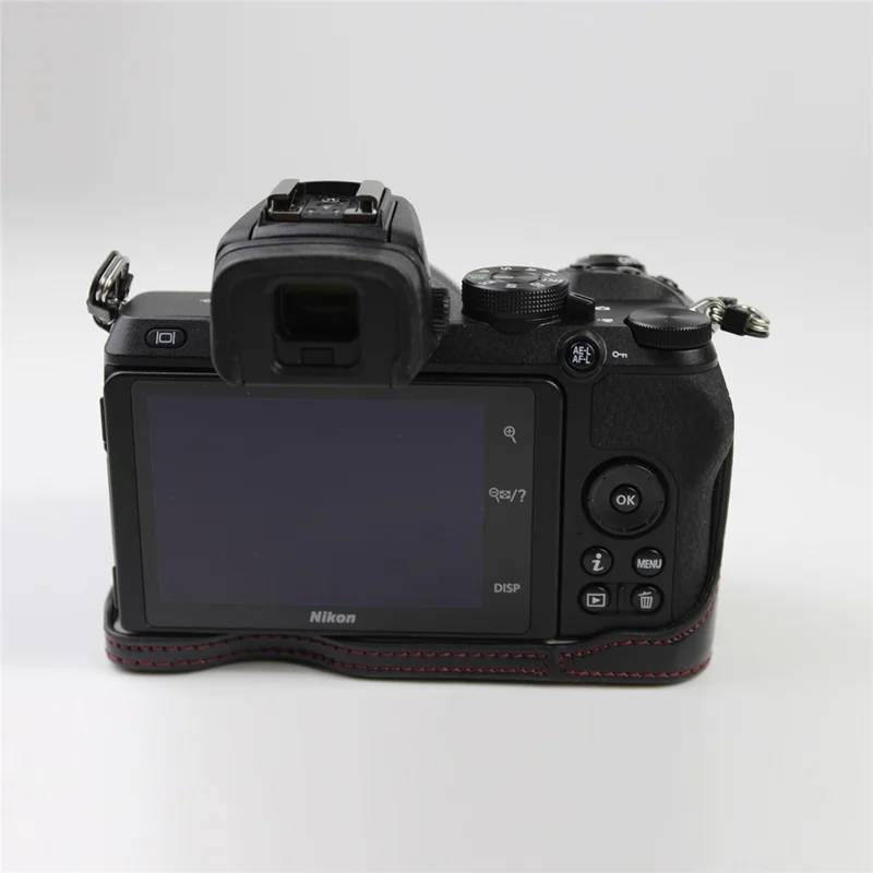 NIKON Z50 / Z30 Luxury Version with Battery Hole Camera Leather Case - Black