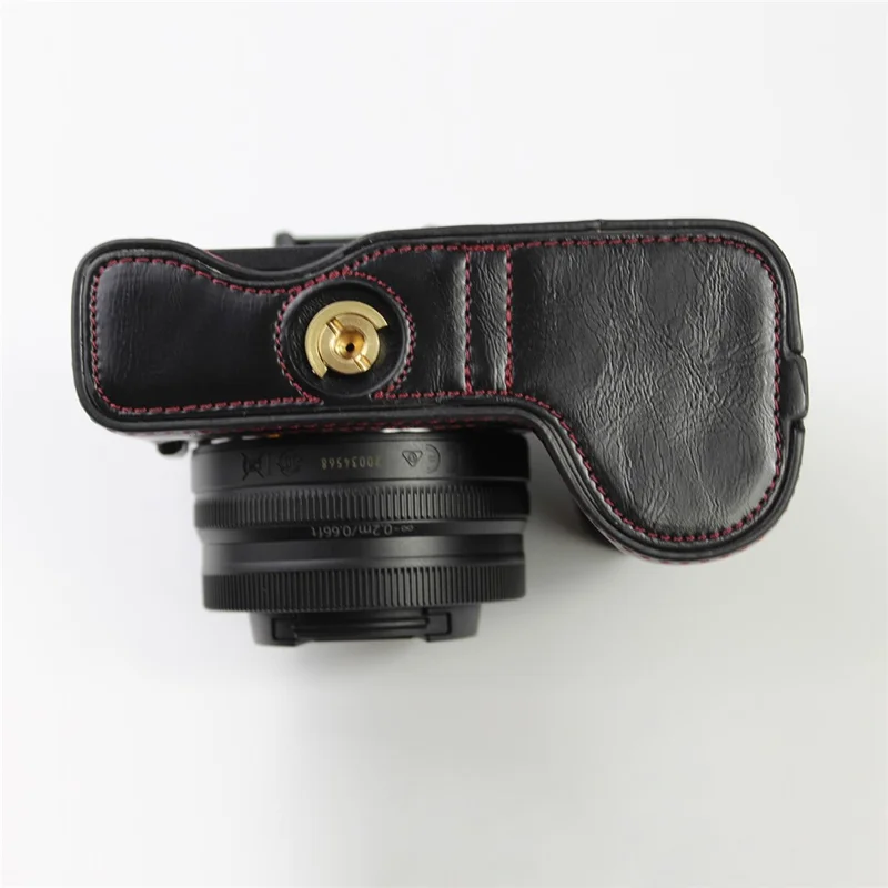 NIKON Z50 / Z30 Luxury Version with Battery Hole Camera Leather Case - Black